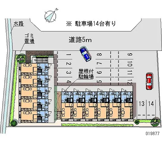 ★手数料０円★富士市水戸島　月極駐車場（LP）